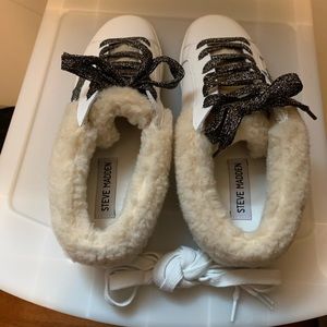 Steve Madden Fur lined Mule Sneakers